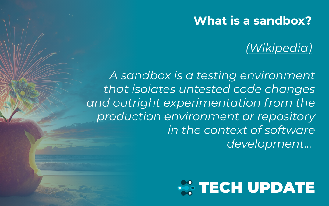 tech update callout what is a sandbox